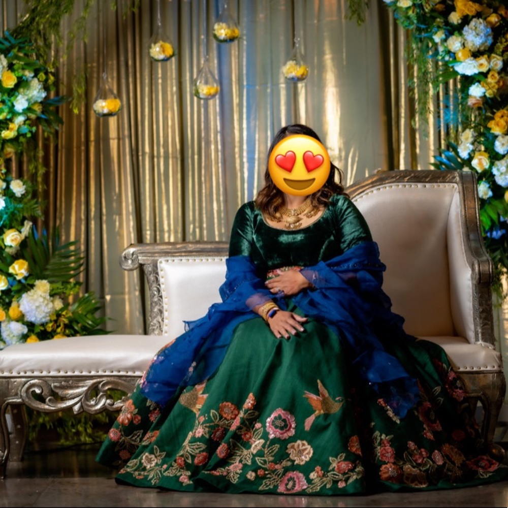 Shyamal and Bhumika Anarkali Gown